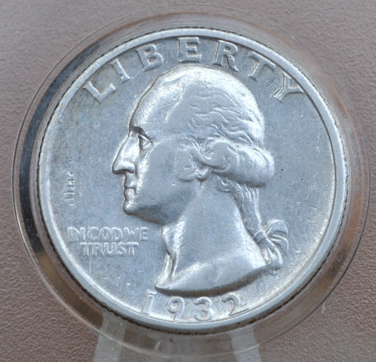 1932-S Washington Silver Quarter - XF (Extremely Fine) - San Francisco Mint - Key Date Quarter 1932 S - 1932 S Quarter Collection