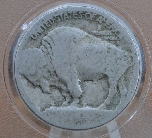 1913-D Buffalo Nickel Type 1 - AG/Fair Grade / Condition - Tougher Date and Mint - 1913 D Nickel Type One Type 1 1913D