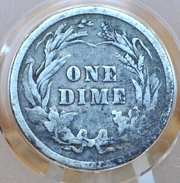 1910 Barber Silver Dime - Choose by Grade / Condition - 1910 P Barber Dime 1910 Silver Dime 1910, High Grade
