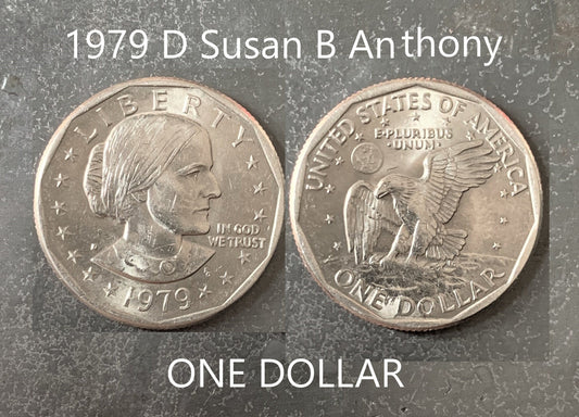 1979-D Susan B Anthony Dollar - Denver Mint