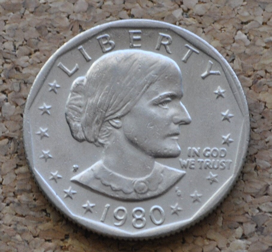 1980-P Susan B Anthony Dollar - Philadelphia Mint - 1980 P Dollar Coin