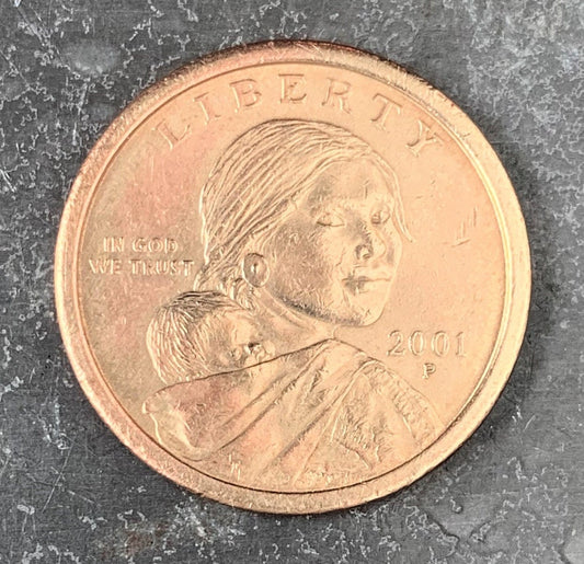Sacagawea Dollar 2001 P   Philadelpia Mint