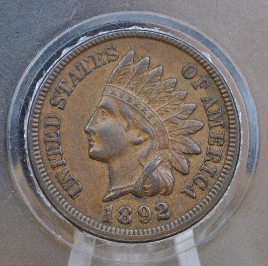 1892 Indian Head Cent - Choose by Grade G-XF (Good to Extremely Fine) Grade / Condition - Good Date - 1892 Penny Indian Head Penny 1892