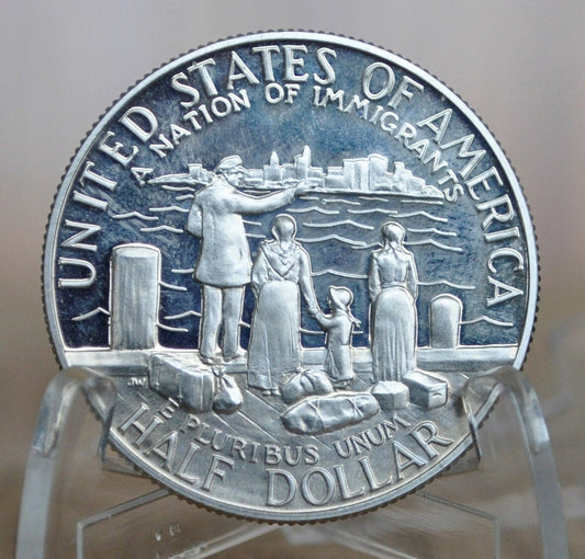 1986-S Statue of Liberty Centennial Half Dollar - Proof, Clad - San Francisco Mint - 1986 S Commemorative Half Dollar A Nation of Immigrants