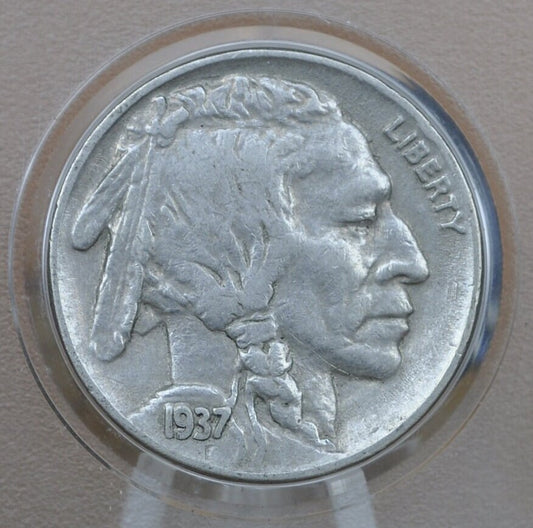1937-S Buffalo Nickel - VF-XF (Very to Extremely Fine) Grades; Chose by Grade - San Francisco Mint - Indian Head Nickel 1937 S Nickel