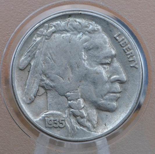 1935-S Buffalo Nickel - VG-AU (Very Good to About Uncirculated) Grades; Choose by Grade San Francisco Mint - 1935 S Indian Head Nickel 1935S