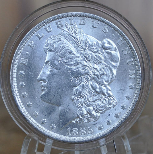 1885-O Morgan Silver Dollar - Choose by Grade, VF-MS63 (Choice Uncirculated) Beautiful Luster - New Orleans Mint - 1885 O Morgan Dollar