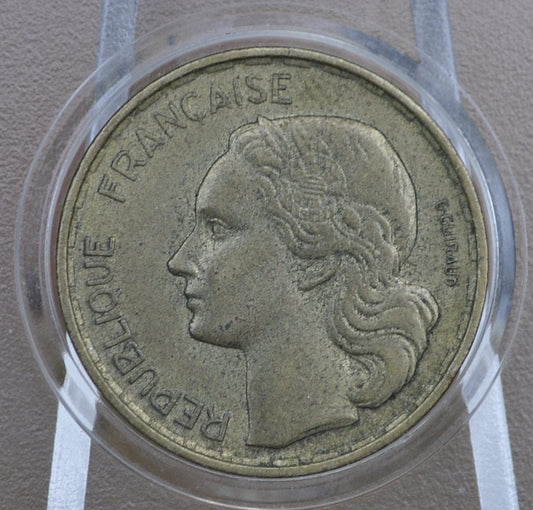 1950's 20 Franc French Coin- Pre-Euro -20 Franc-BEAUTIFUL Condition- Choose by year- Great for Collections, Cosplay and Jewelry
