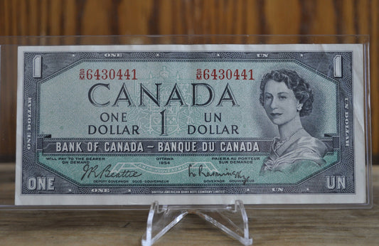 1967 Canadian 1 Dollar Banknote - XF to Uncirculated Grades / Conditions - 1967 1 Dollar Note Canada 1967 - Uncirculated