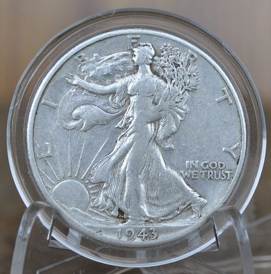 1943-D Walking Liberty Silver Half Dollar - Choose by Grade / Condition - Denver Mint - 1943D, 1943 D WLH