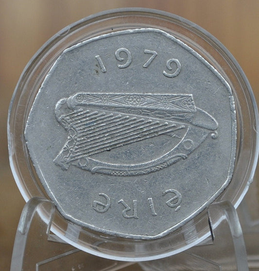 1970s Irish Fifty Pence - Choose by Date - Pre-Euro - Great Condition Ireland 50 Pence 1970, 1977, 1979