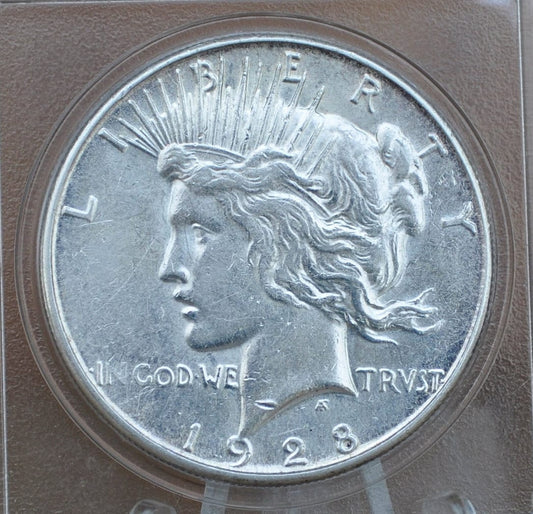1928-S Peace Silver Dollar - Choose by Grade, F-XF - San Francisco Mint - 1928 S Silver Dollar Semi-Key Date 1928 Peace Dollar