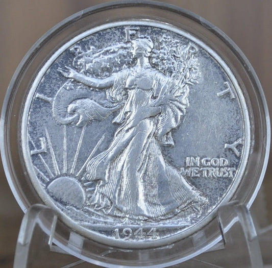 1944-D Walking Liberty Silver Half Dollar - Choose by Grade - Denver Mint - WWII Era Coin - Silver Half Dollar 1944 D WLH