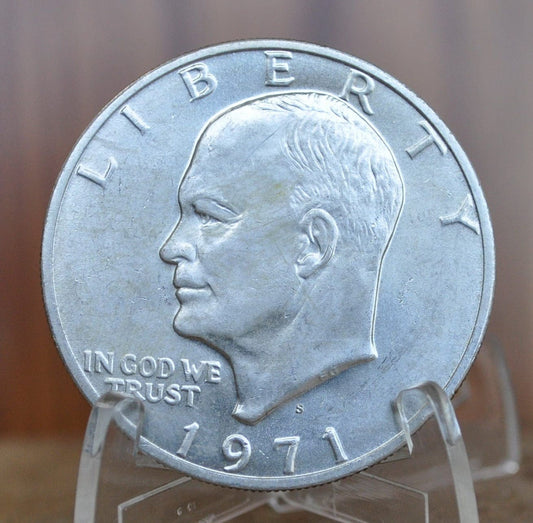1971-1978 Eisenhower Silver and Clad Dollars - BU (Uncirculated), Proofs - Choose by Date & Type, 1971-S Eisenhower Silver Dollar