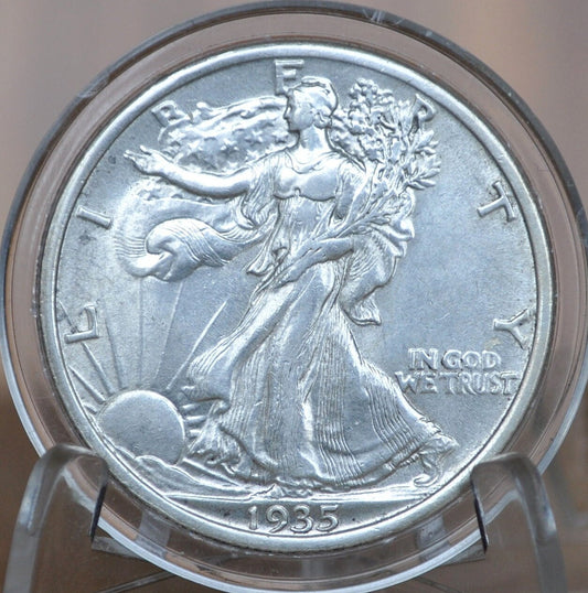 1935 Walking Liberty Silver Half Dollar - Choose by Grade - Philadelphia Mint - 1935-P Half Dollar / 1935P Liberty Walking Half Dollar