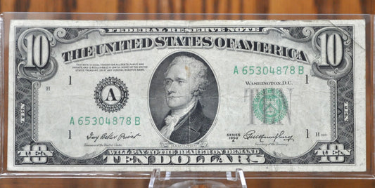 1950 10 Dollar Bill - VF/XF - 1950 Ten Dollar Federal Reserve Note - Fr#2010-Fr#2015B