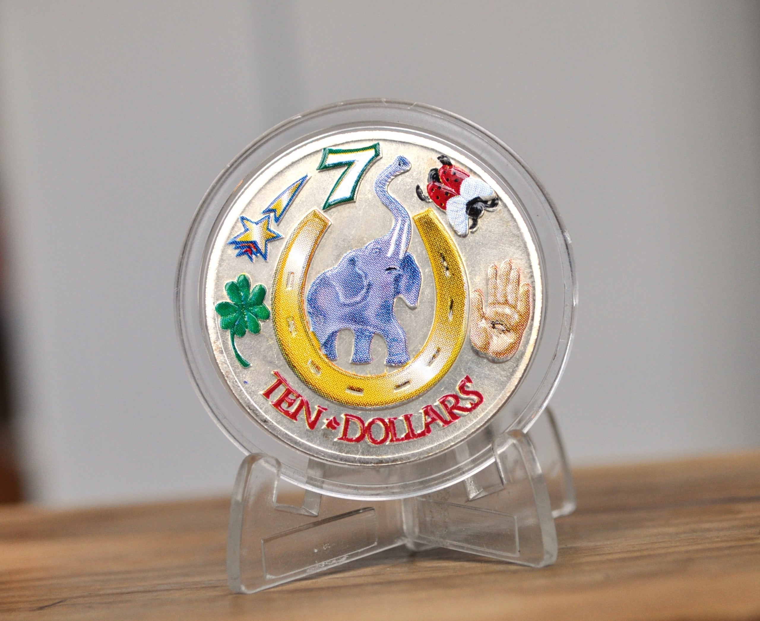 2000 Republic of Liberia Colorized 10-Dollar Coin - The Love of Libert ...
