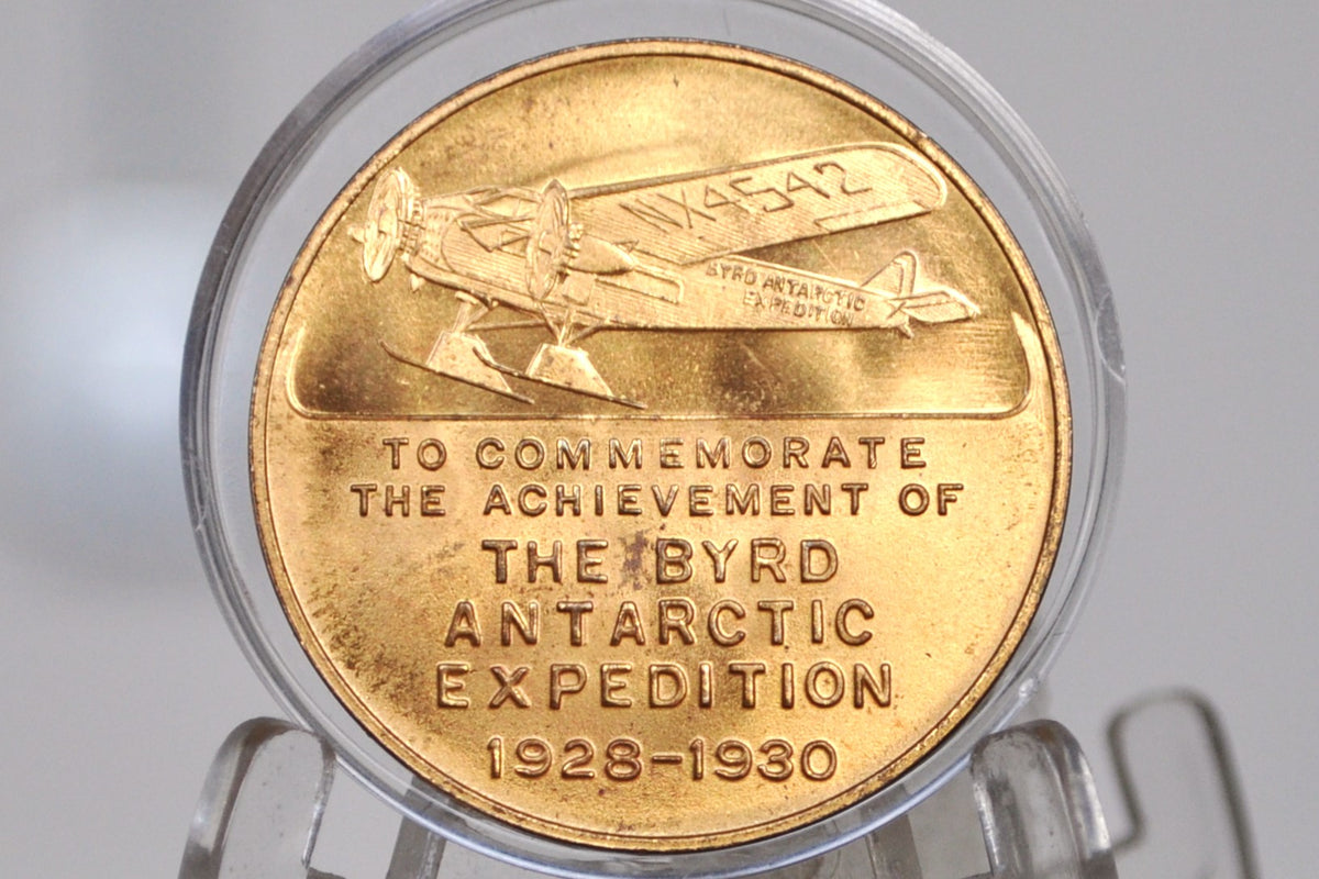 1928-1930 Admiral Byrd S. Pole Expedition Token - South Pole token com ...