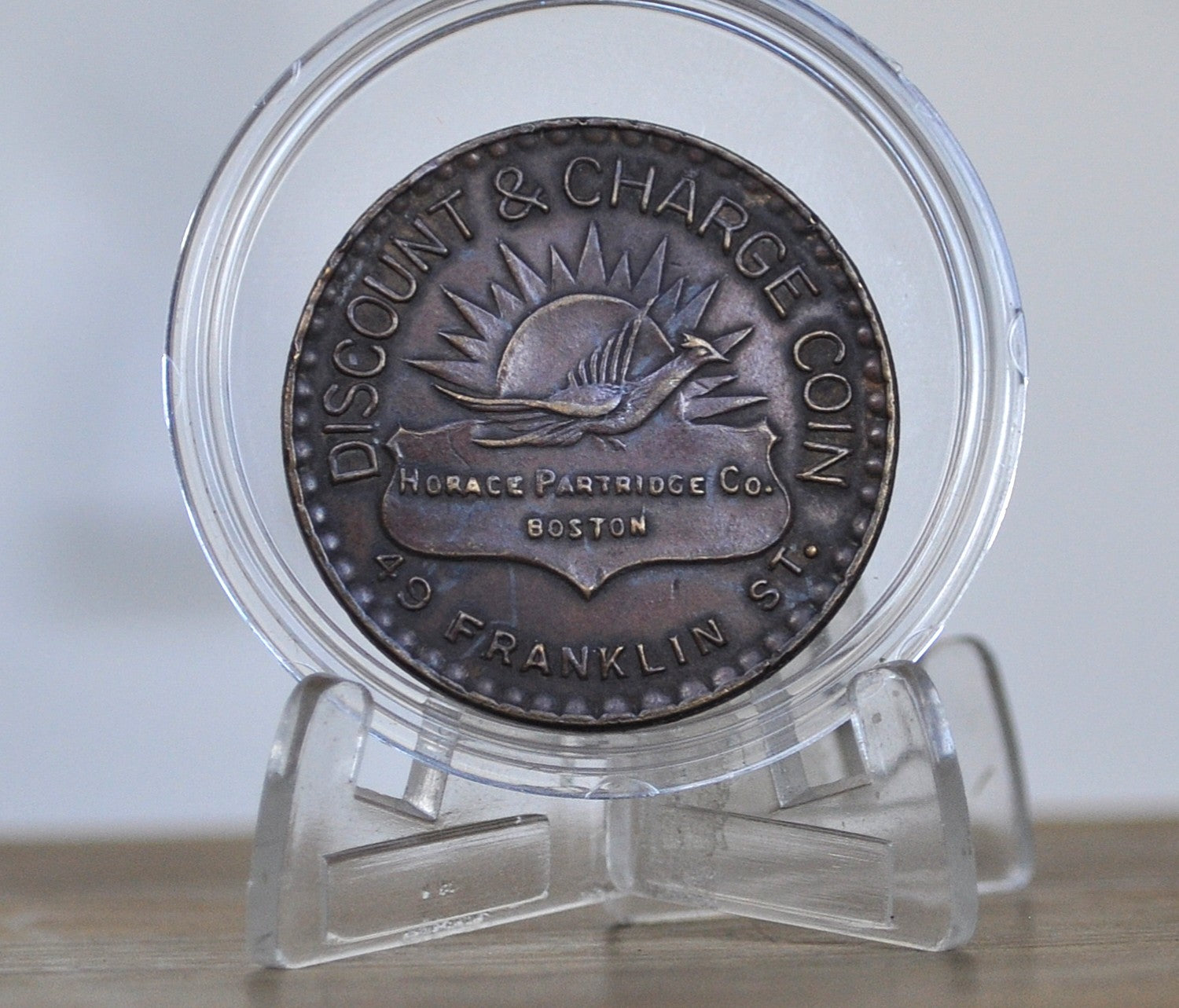 Horace Partridge Co. Sporting Goods Store Token, Boston, MA - Discount ...