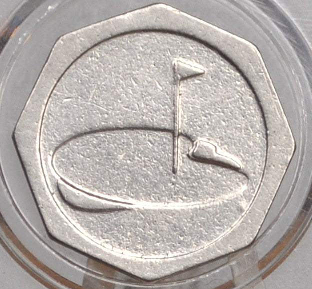 Zippo Greenskeeper Golf Putting Octagon Token - Vintage Golf Driving R ...