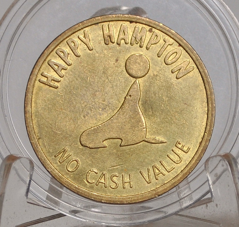 Happy Hampton NH Family Fun Center Arcade Token - Hampton Beach, New H ...