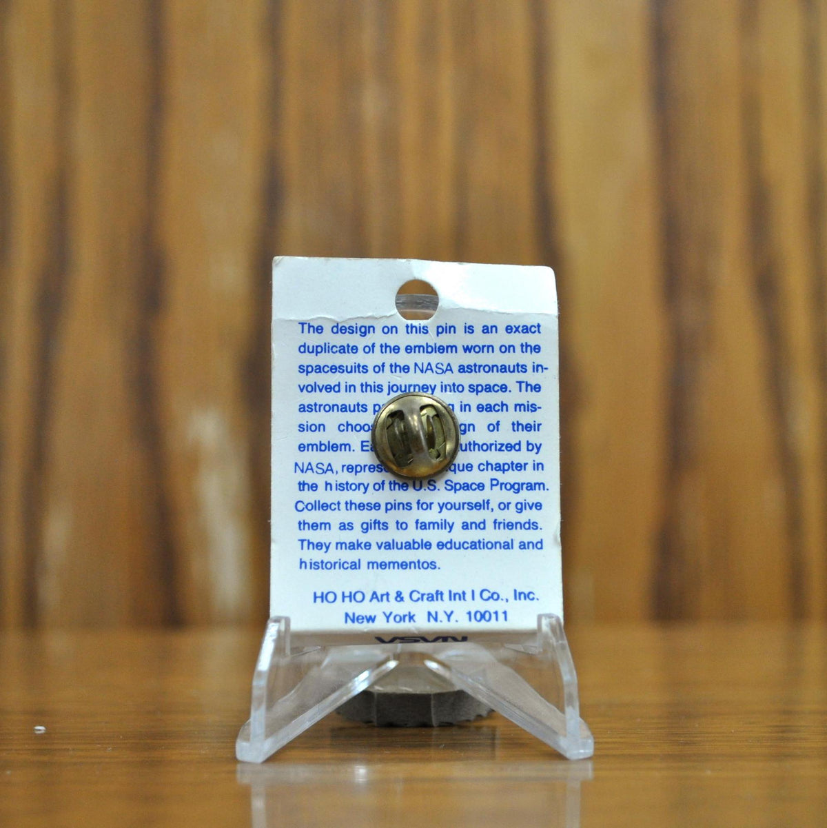 Vintage 1986 NASA Space Shuttle Challenger Duplicate Commemorative Pin ...