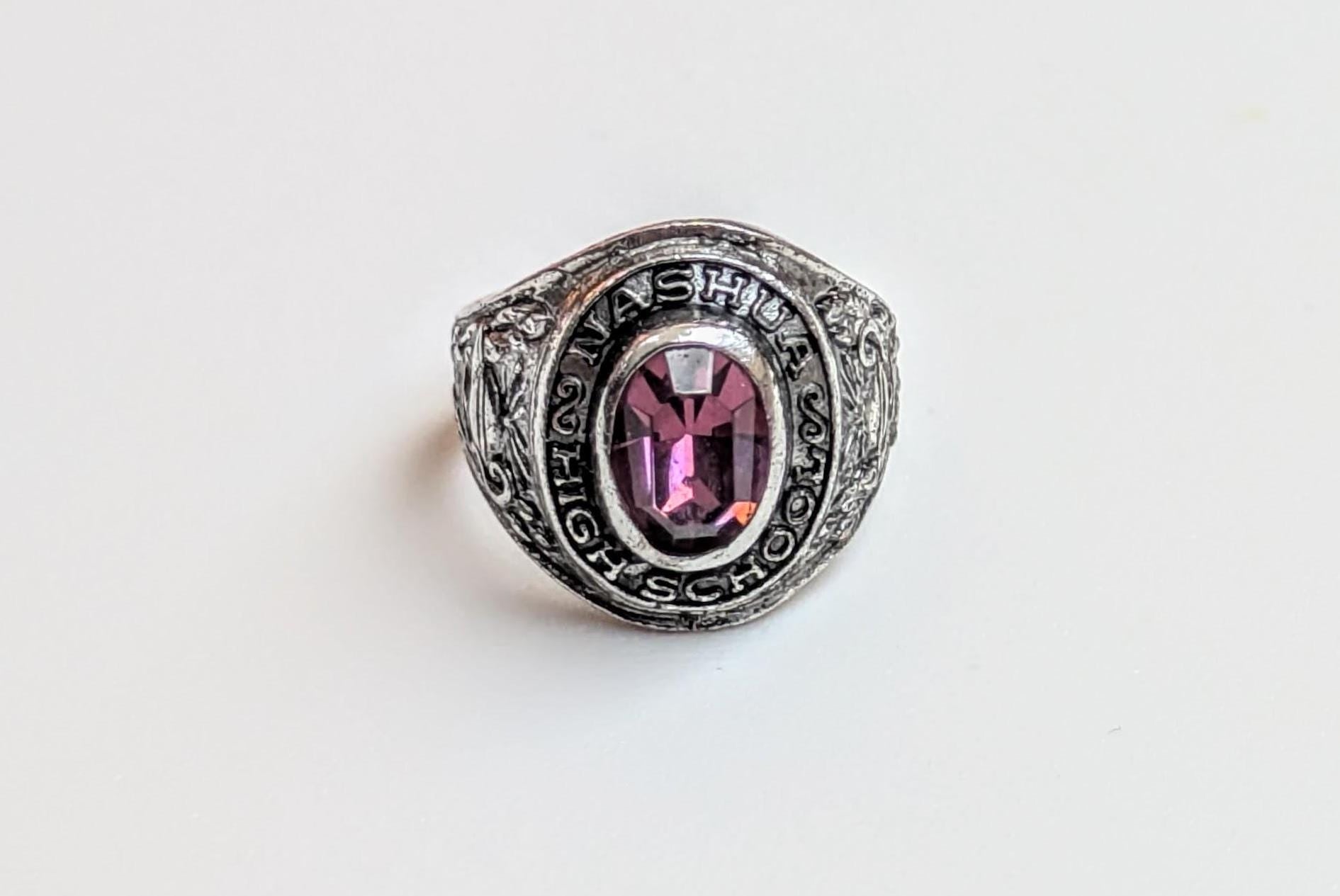 Vintage Nashua High School Class Ring Charm - Nashua Panthers Class Ri ...