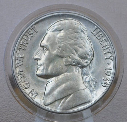 1939-D Jefferson Nickel - Choose by Grade / Condition - Denver Mint - Key Date - 1939-D Nickel