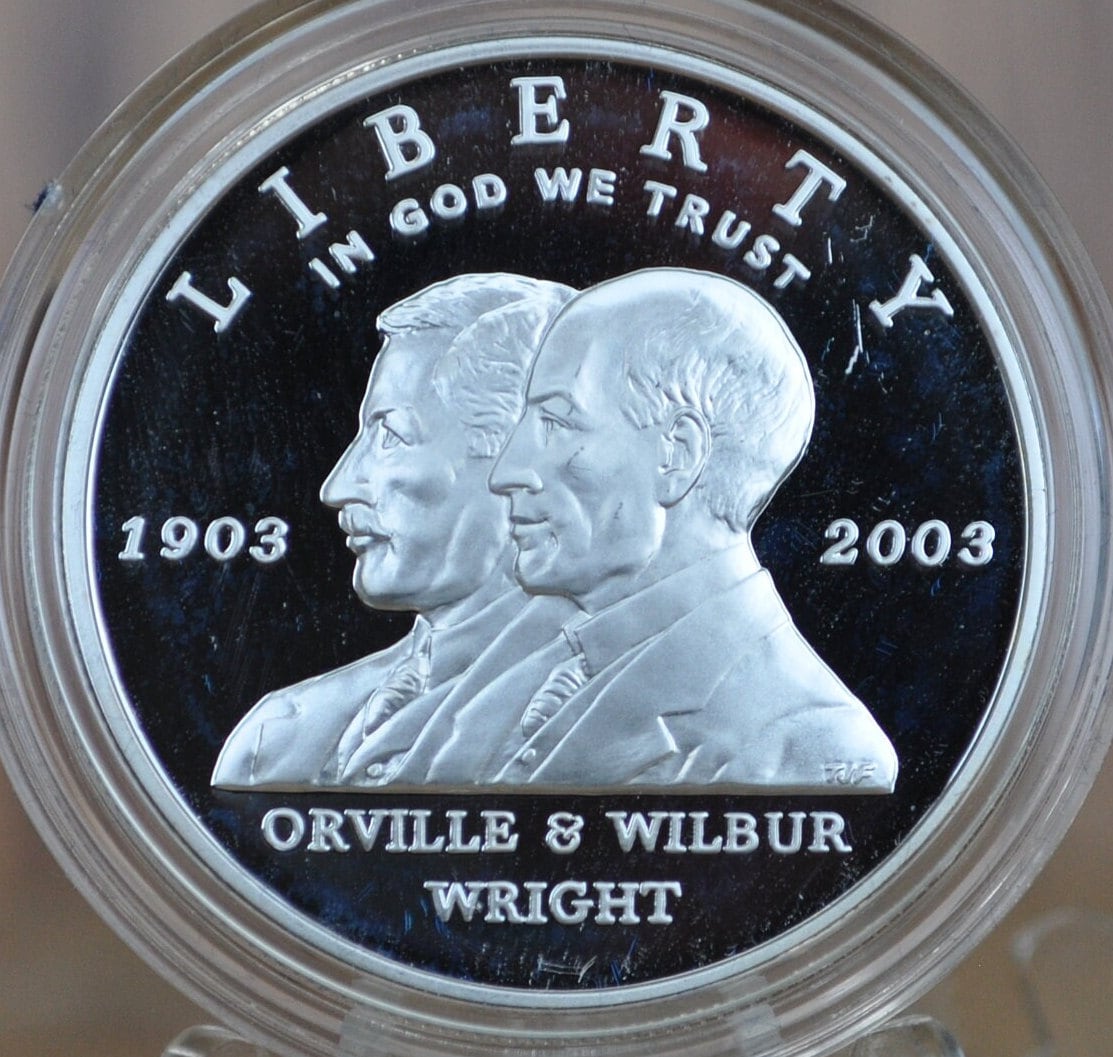2003 First Flight Centennial Silver Dollar - Proof, Silver - Philadelp ...